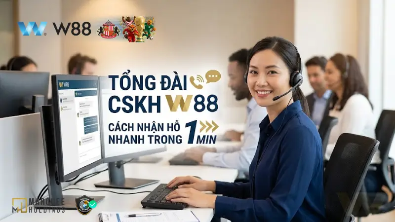 Tổng Đài CSKH W88 - Cách Nhận Hỗ Trợ Nhanh Trong 1 Phút Dịch Vụ CSKH W88 Chuyên Nghiệp Và Giải Đáp Tốc Hành