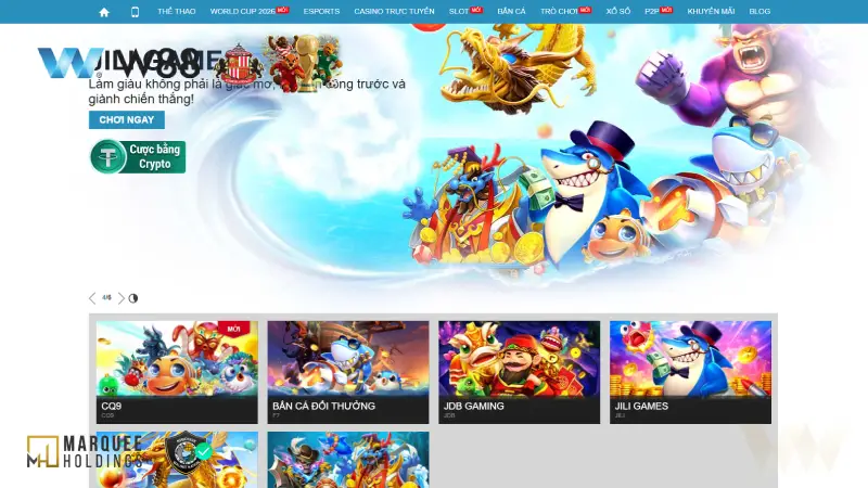 W88 - Nhà Cái W88 Cá Cược Thể Thao & Casino Top 1 Châu Á Giao diện sảnh Slot Game & Bắn cá 3D có sẵn tại nhà cái W88