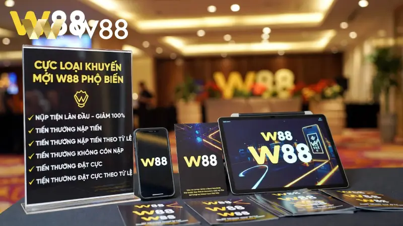 Khuyến Mãi W88 - Cơ Hội Tăng Vốn Trải Nghiệm Hiệu Quả Các Gói Khuyến Mãi W88 Đỉnh Nhất Thăng Hạng Vốn 2026