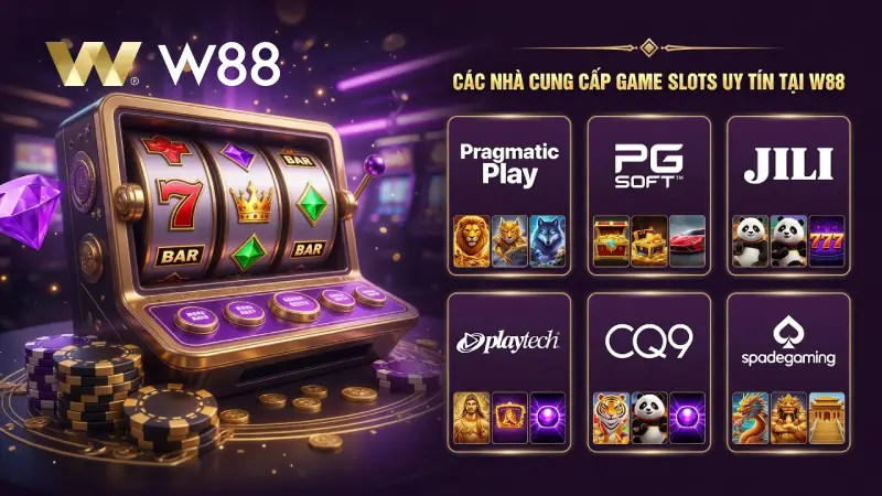 Các Sảnh Quay Hũ Quốc Tế Uy Tín Tại W88 Bạn Nên Chơi