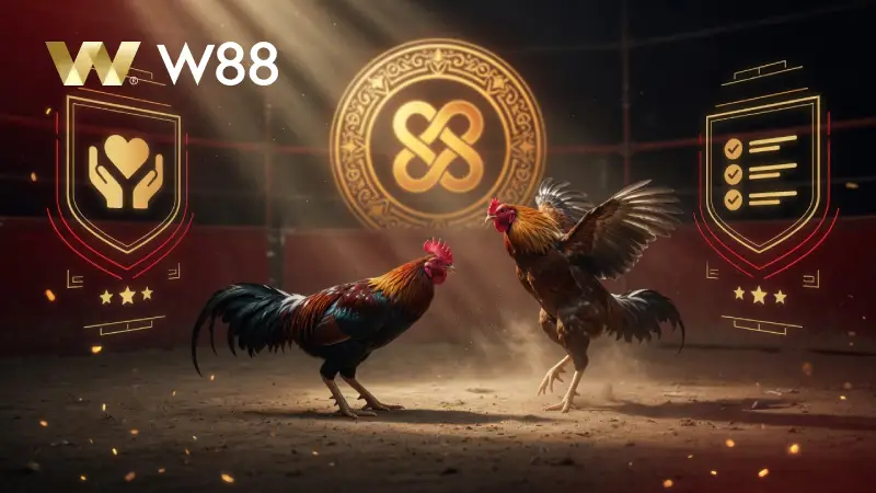 Đá Gà 88 - Hướng Dẫn Chơi Có Trách Nhiệm Và Những Lưu Ý Quan Trọng Tại W88 Đá Gà 88 Khác Biệt Gì Với Casino? 3 Ưu Điểm Độc Quyền Bạn Cần Biết