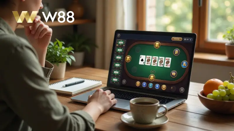 Đầy đủ các thể loại game bài tại nhà cái W88