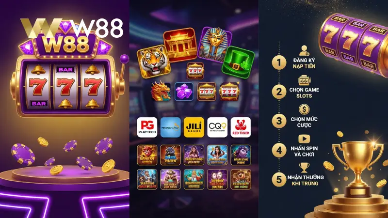 Hướng Dẫn Chơi Quay Hũ Slots W88 Cho Người Mới Bắt Đầu