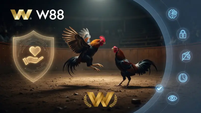 Đá Gà 88 - Hướng Dẫn Chơi Có Trách Nhiệm Và Những Lưu Ý Quan Trọng Tại W88 Khám Phá Đá Gà 88 - Sảnh Live Cá Cược Kịch Tính Từ Các Trường Đấu