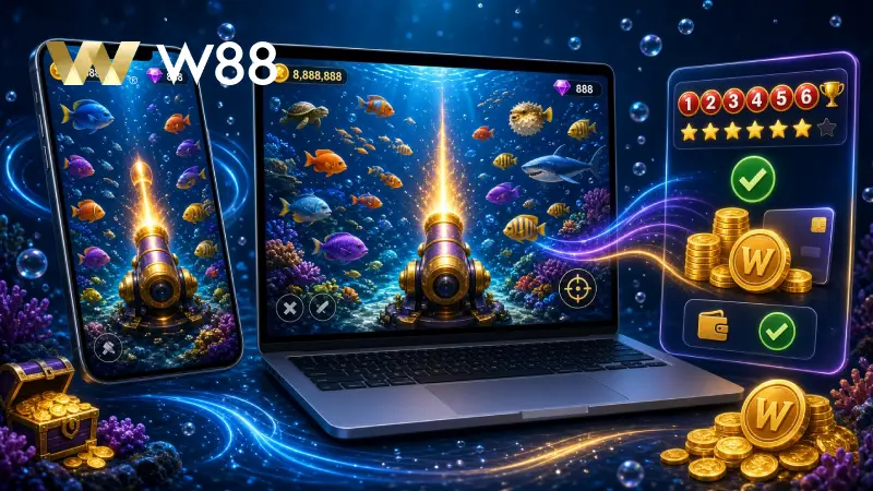 Bắn Cá Xèng W88 - Hướng Dẫn Chơi Bắn Cá Đổi Thưởng Uy Tín 2026 Bắn Cá Xèng Là Gì? Vì Sao Được Ưa Chuộng Tại Việt Nam