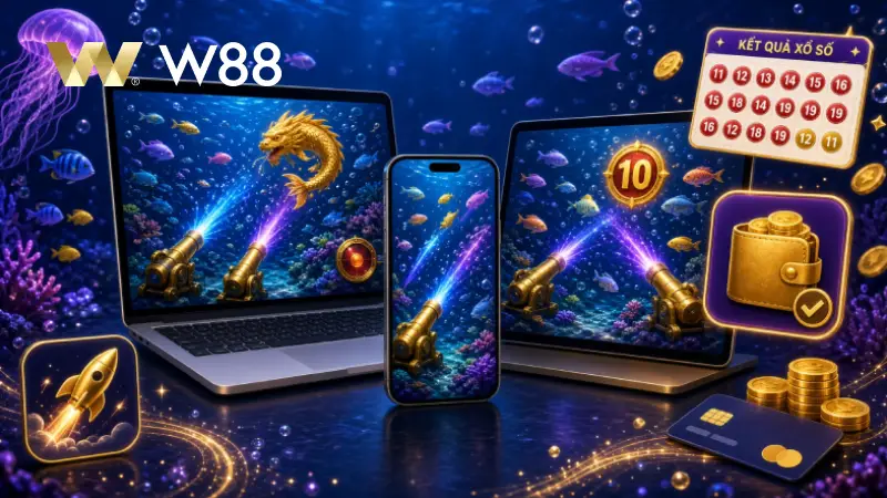 Bắn Cá Xèng W88 - Hướng Dẫn Chơi Bắn Cá Đổi Thưởng Uy Tín 2026 W88 Bắn Cá Xèng Link Chơi Đổi Thưởng Uy Tín