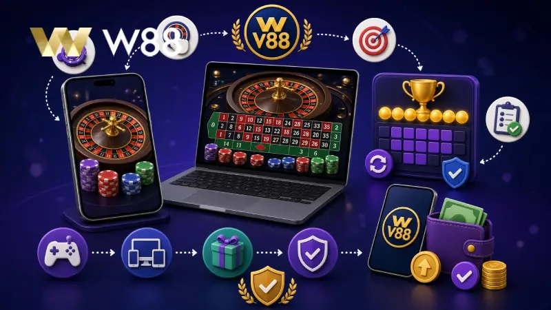 Cách Chơi Roulette W88 Cho Người Mới Từ Chọn Bàn Đến Đặt Cửa W88 Roulette Cách Chơi Cho Người Mới